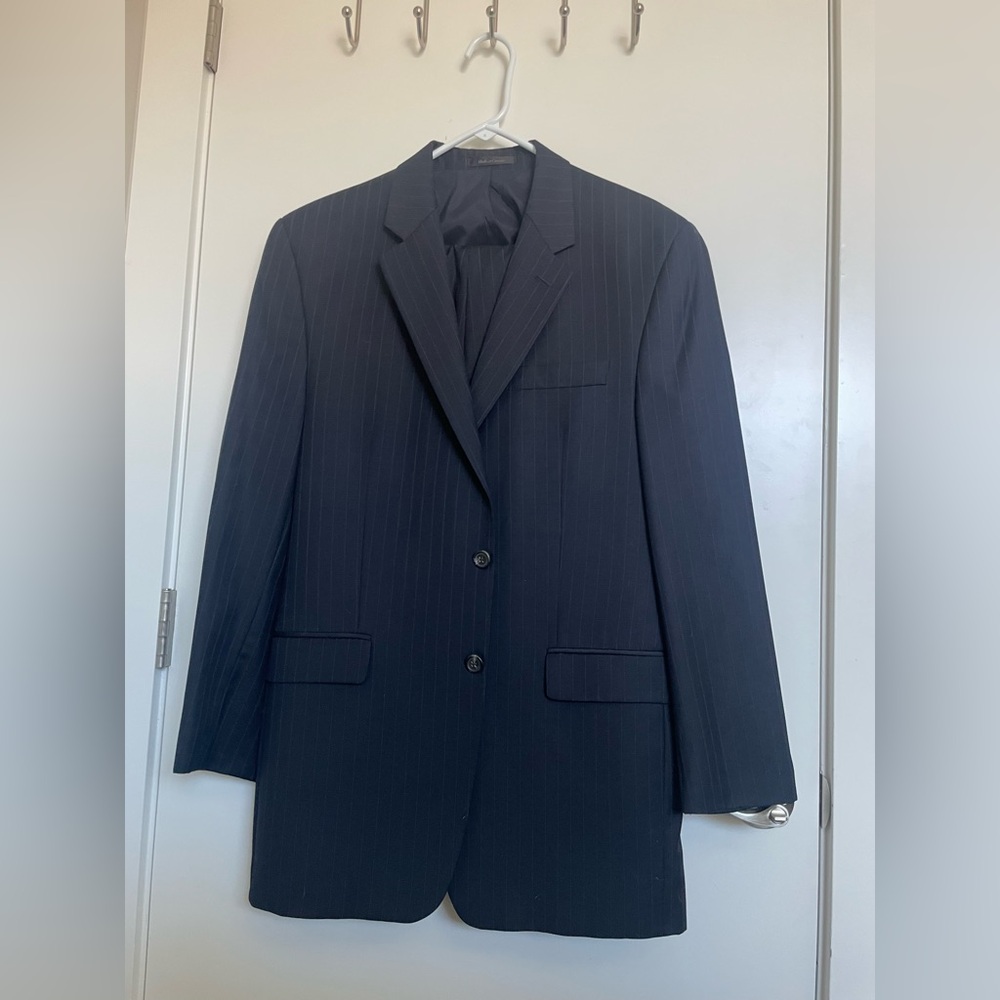 Ralph Lauren Navy Pinstripe Suit
